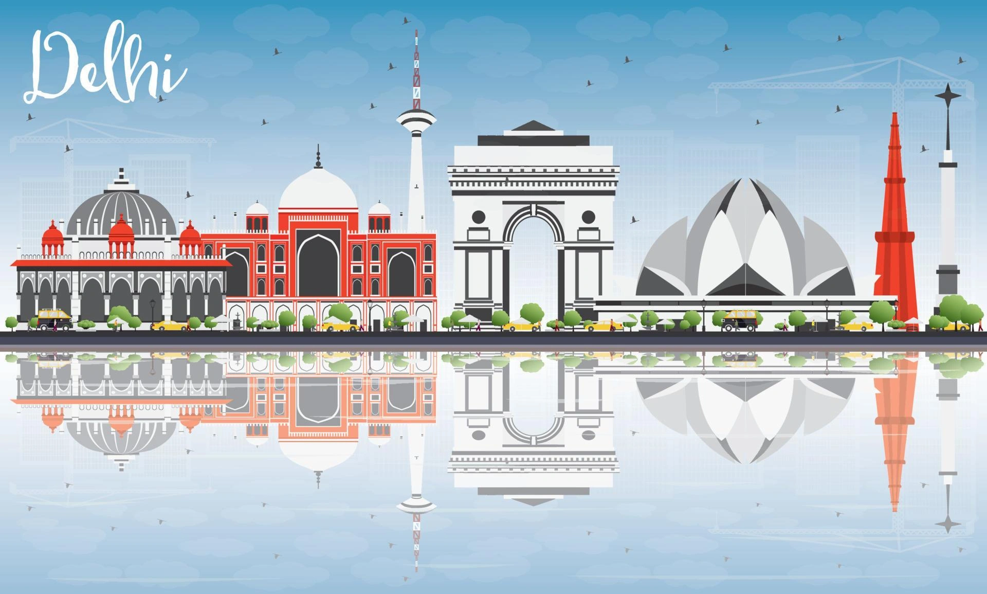 Delhi NCR skyline
